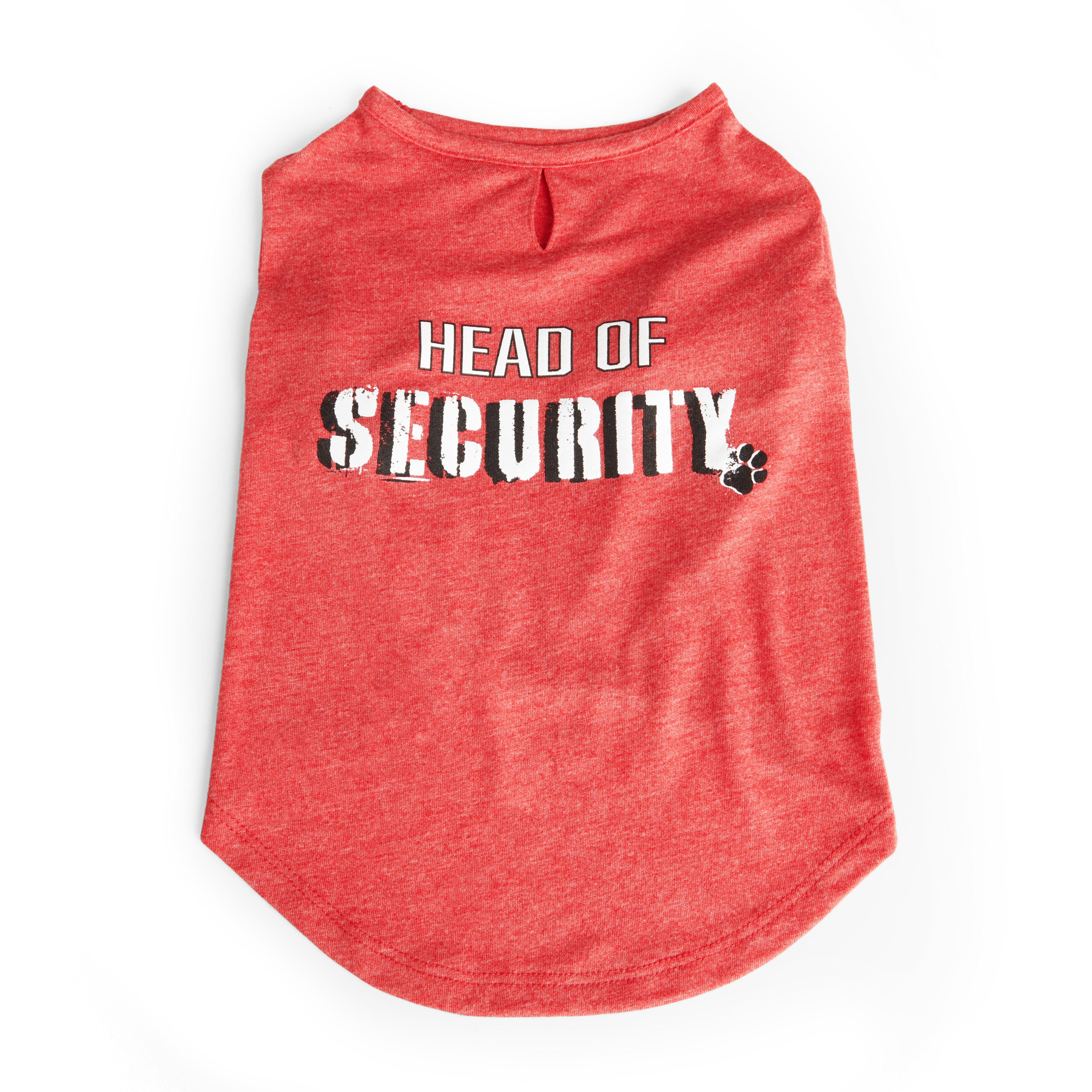 YOULY Head of Security Tee for Dog， XX-Small