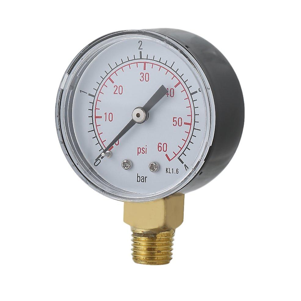 Practical Pool Spa Filter Water Pressure Gauge Mini 0-60 Psi 0-4 Bar Ts-50 No.13154