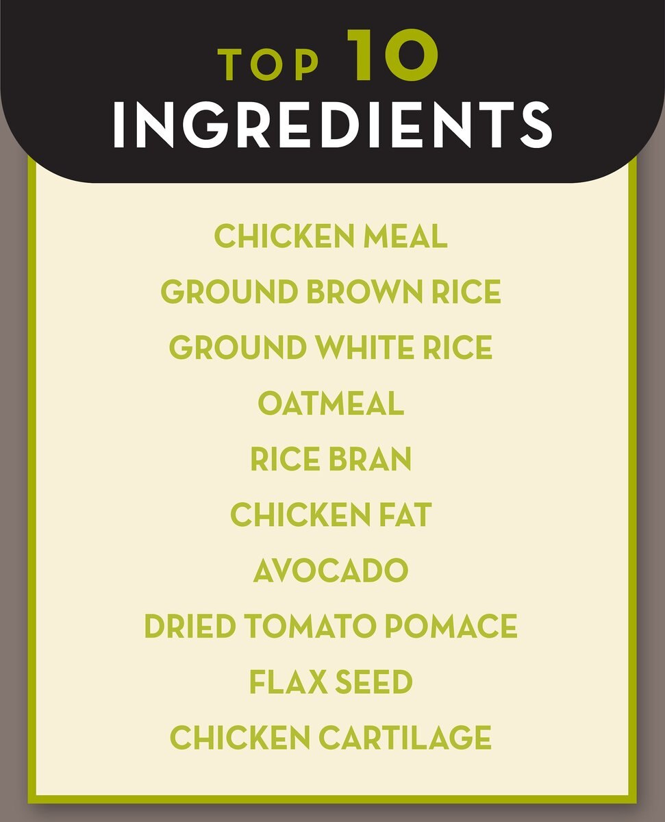 AvoDerm Senior Chicken Meal and Brown Rice Recipe Dry Dog Food