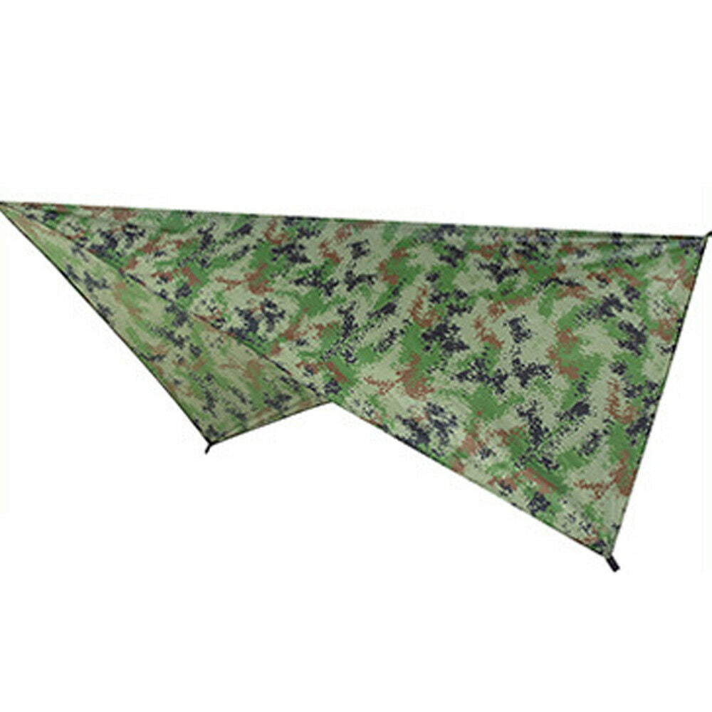 HiKaRiGuMi Outdoor Camo Camping Hammock Travel Swing Waterproof Nylon