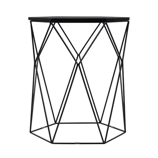 Adore Decor Element Table Collection， Modern Industrial Design， Clean and Minimalist Lines