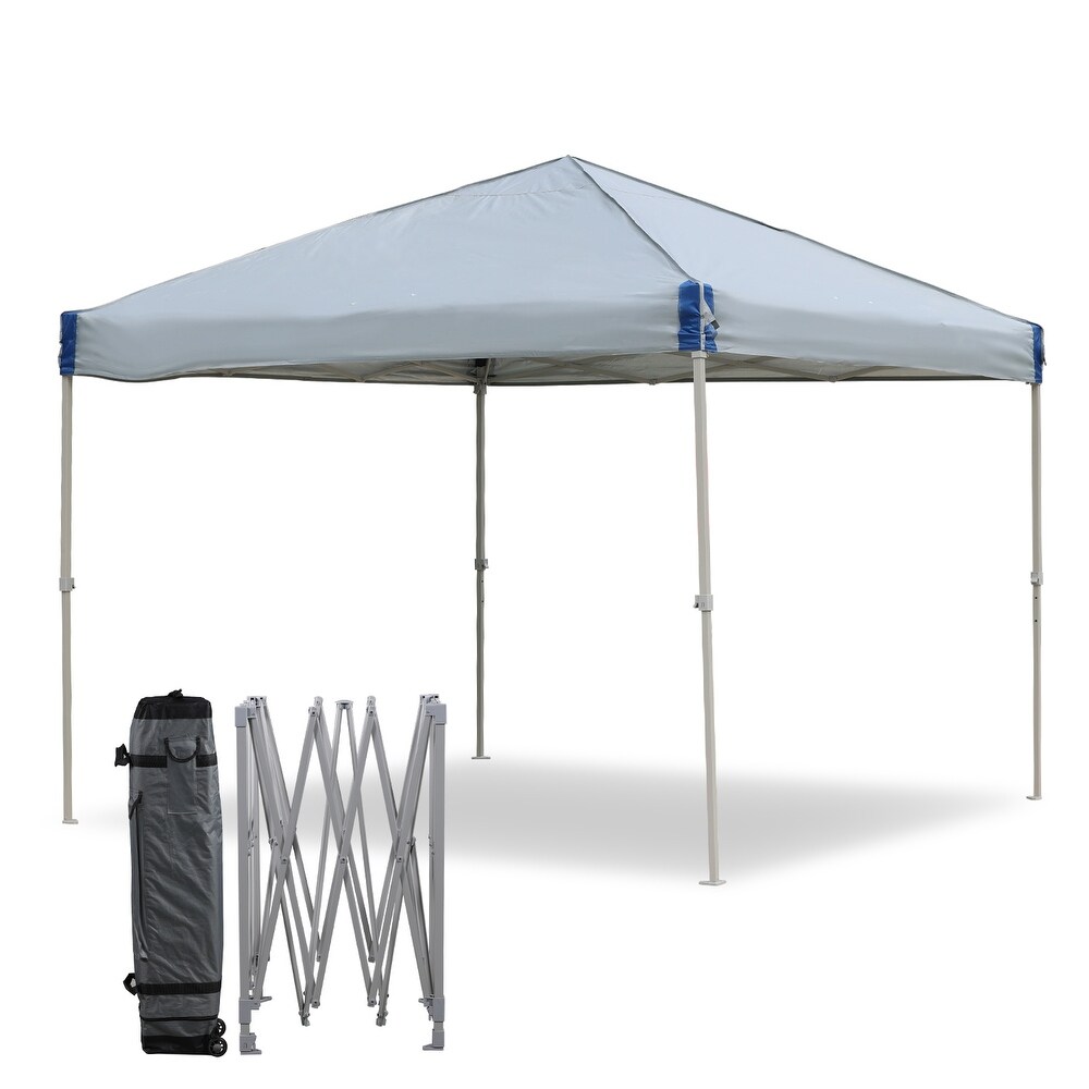 Aoodor 10 x 10 FT Pop Up Canopy Tent with Roller Bag  Portable Instant Shade Canopy for Camping  Party and Other Outdoor Events