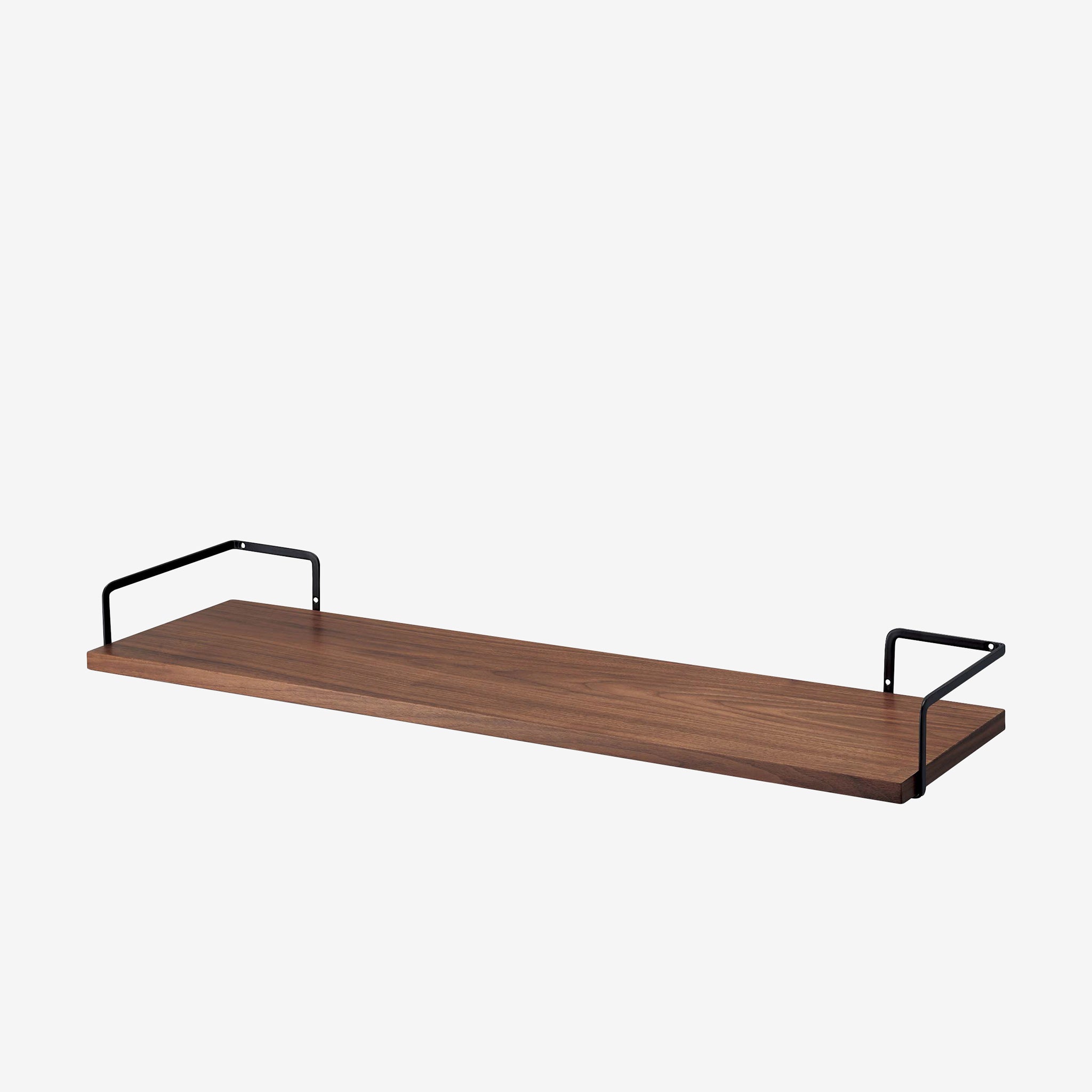 Wall-Mounted Wood Shelf