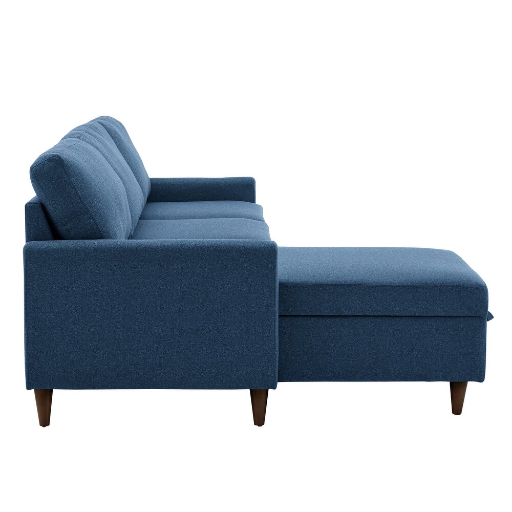 Parker L shaped Sofa with Storage Chaise by iNSPIRE Q Modern