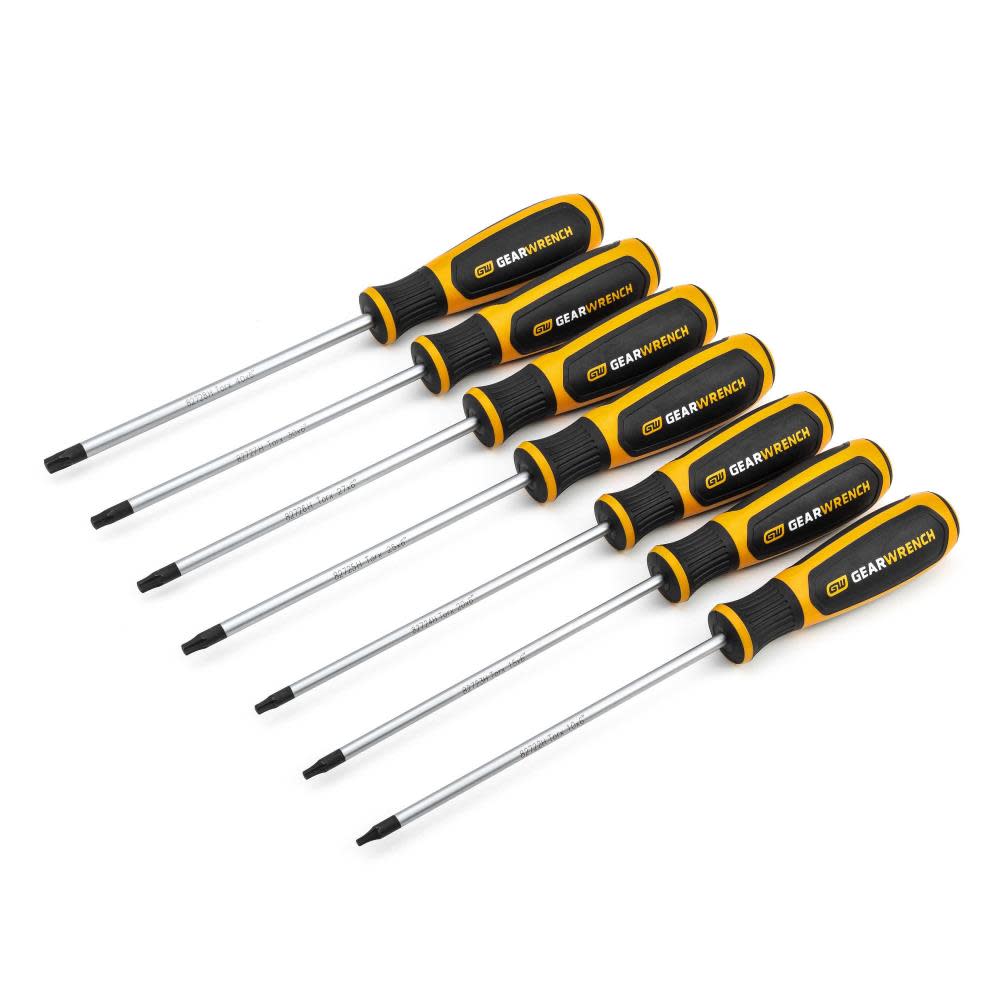 GEARWRENCH 7 Pc Torx Dual Material Screwdriver Set 80071H from GEARWRENCH