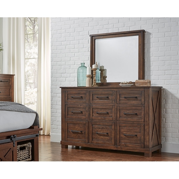 Simply Solid Shelba Solid Wood 5-piece Storage Bedroom Set - - 29141165