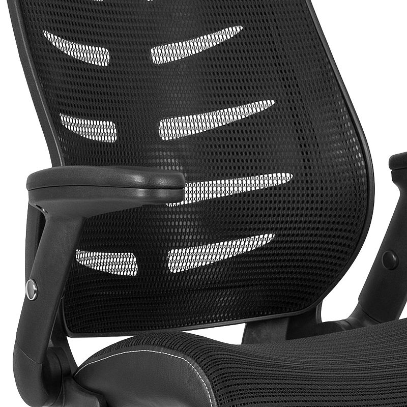 Flash Furniture Kale High Back Ergonomic Drafting Desk Chair