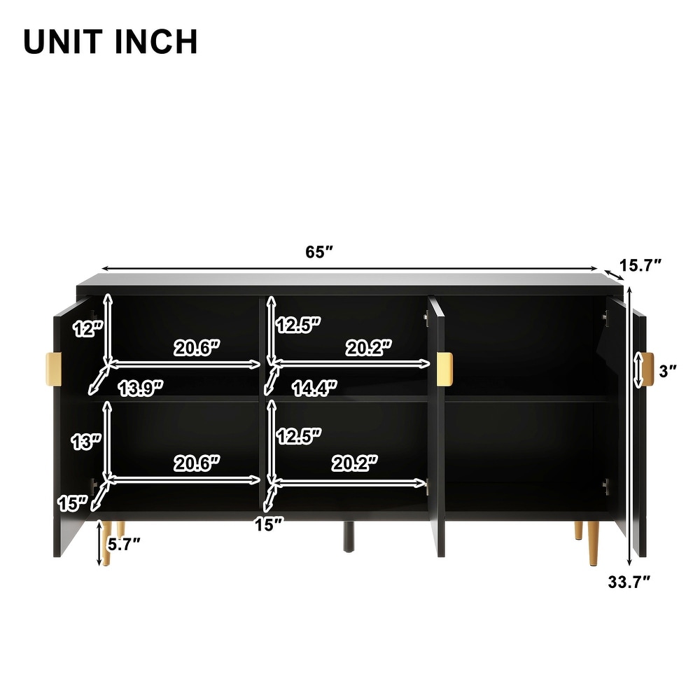 Modern Storage Sideboard Cabinet for Living Room