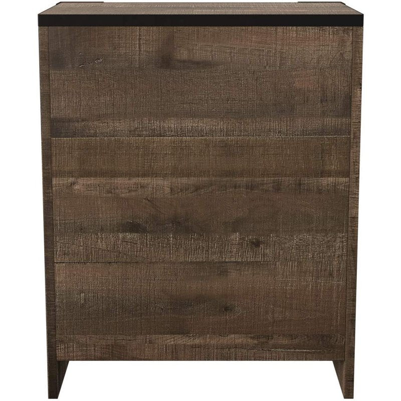 Bowery Hill 2 Drawer Night Stand in Brown