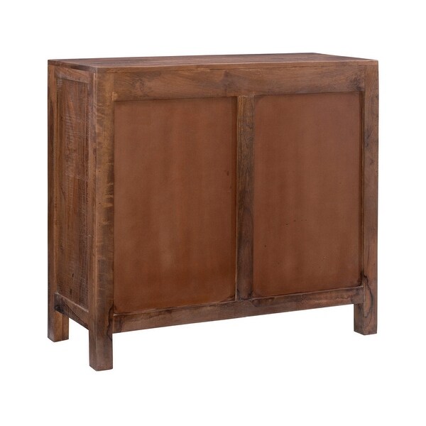 Curtice Circle Front Brown Console Table