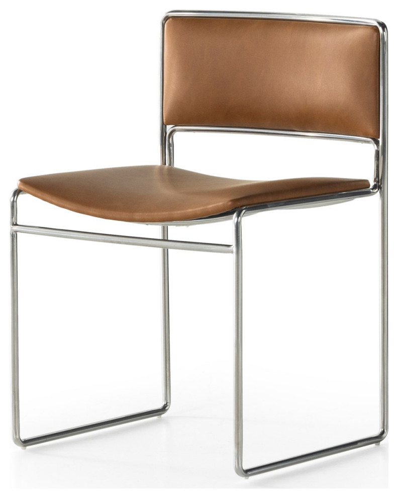 Donato Dining Chair  Sierra Butterscotch   Contemporary   Dining Chairs   by Four Hands  Houzz