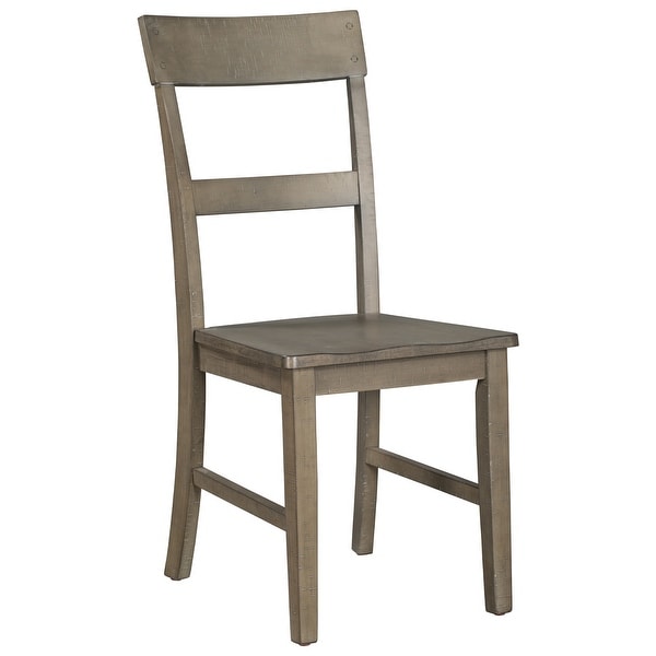 Dining Chairs with Ergonomic Design， Kitchen Solid Wood Chair Set of 6