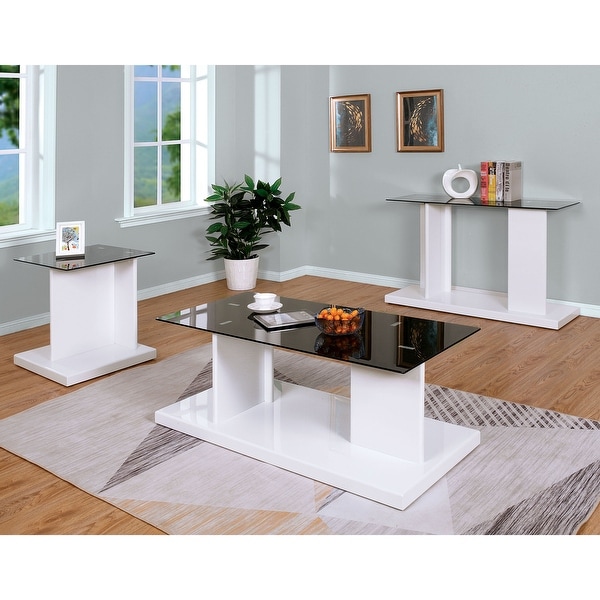 Furniture of America Demoline Contemporary 22-inch Side Table