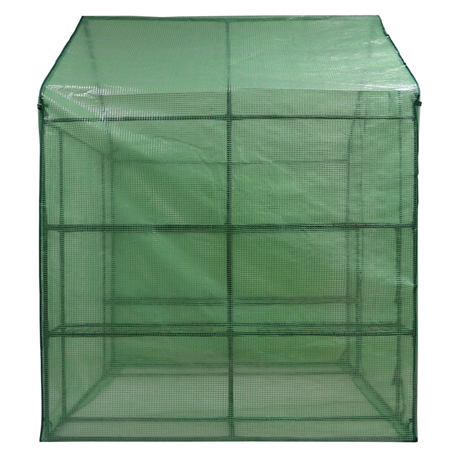 Get Growing with our Portable 3-Tier Mini Walk-In Greenhouse - 8 Shelves and Perfect for Outdoor Planting