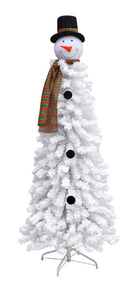 Jeco CH CT83 6 Inch Snowman Tree decor