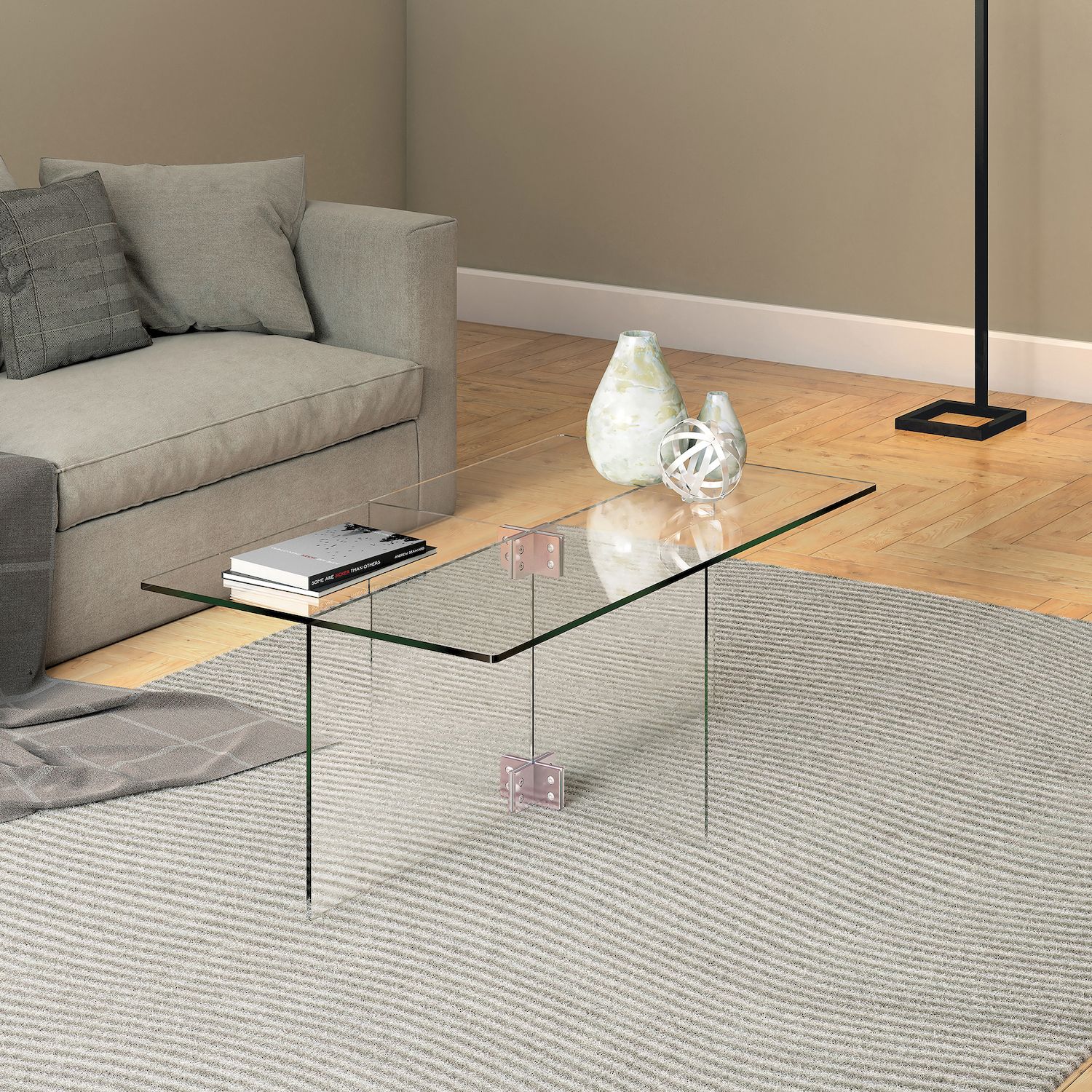 Finley and Sloane Gehry Rectangular Coffee Table