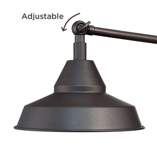 High Oil Rubbed Bronze With Usb Charging Port Led Adjustable Metal Shade For Bedroom