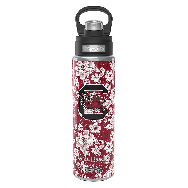 Vera Bradley x Tervis South Carolina Gamecocks 24oz. Wide Mouth Bottle with Deluxe Lid