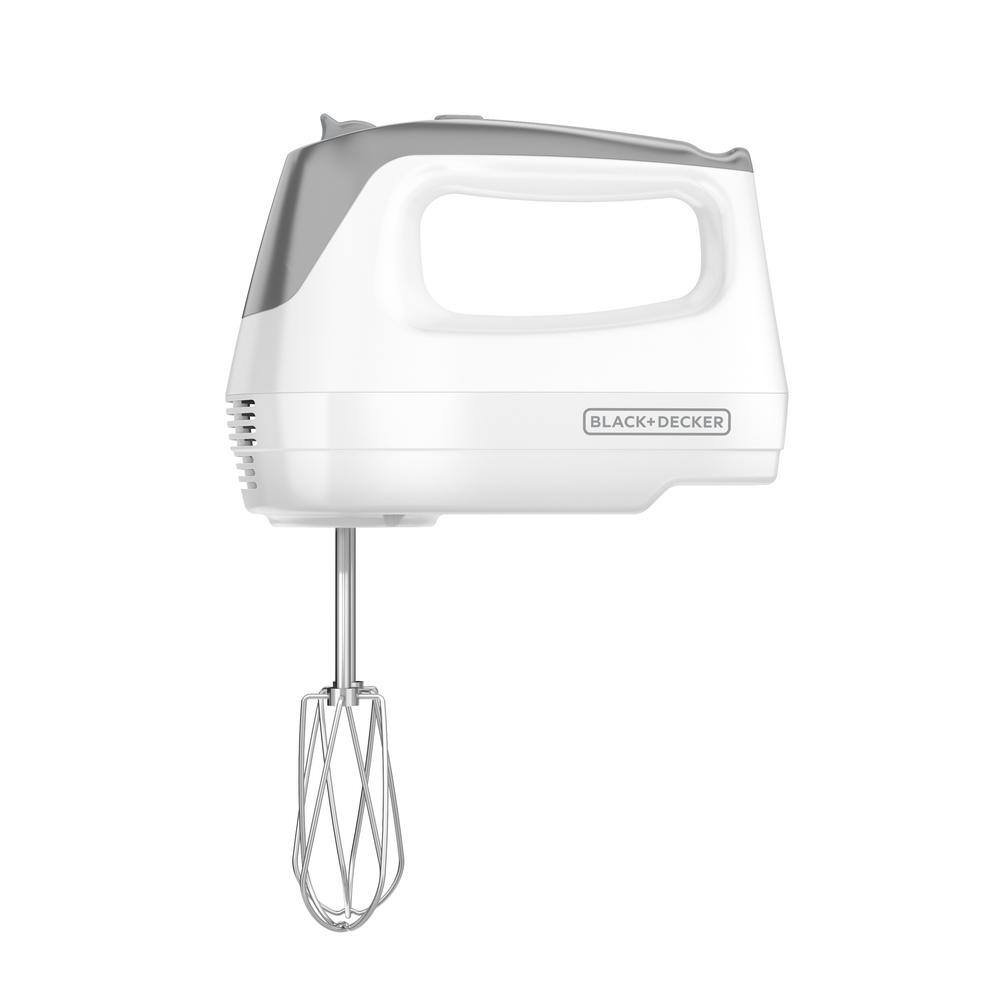 BLACK+DECKER 5-Speed White Hand Mixer MX1500W