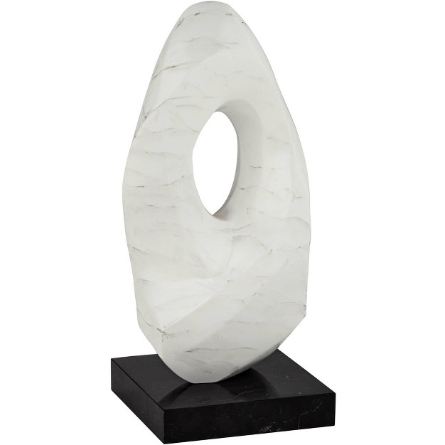 High Painted White Sculpture