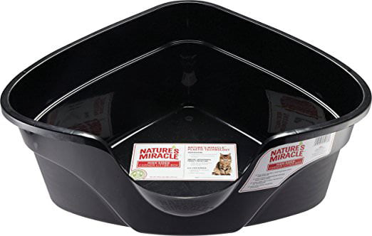 Nature’s Miracle High-Sided Corner Litter Box