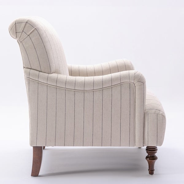 Sherman Sea Oat Striped Arm Chair by Greyson Living