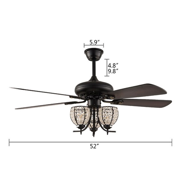 Farmhouse Reversible Fandelier Ceiling Fan with Remote Control Shopping - The Best Deals on Ceiling Fans | 40156177