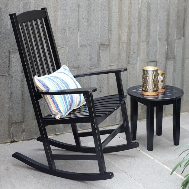 Cambridge Casual Alston Mahogany Outdoor Patio Rocking Chair