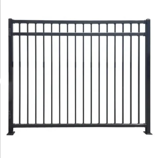 Modern Design Ornamental Wrought Iron Fence Iron Gate And Metal Fence Wrought Iron Zinc Steel Fence Panels