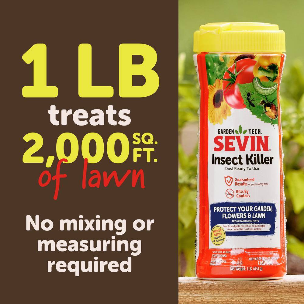 Sevin 1 lb. Ready to Use Garden Insect Killer Dust 100539962