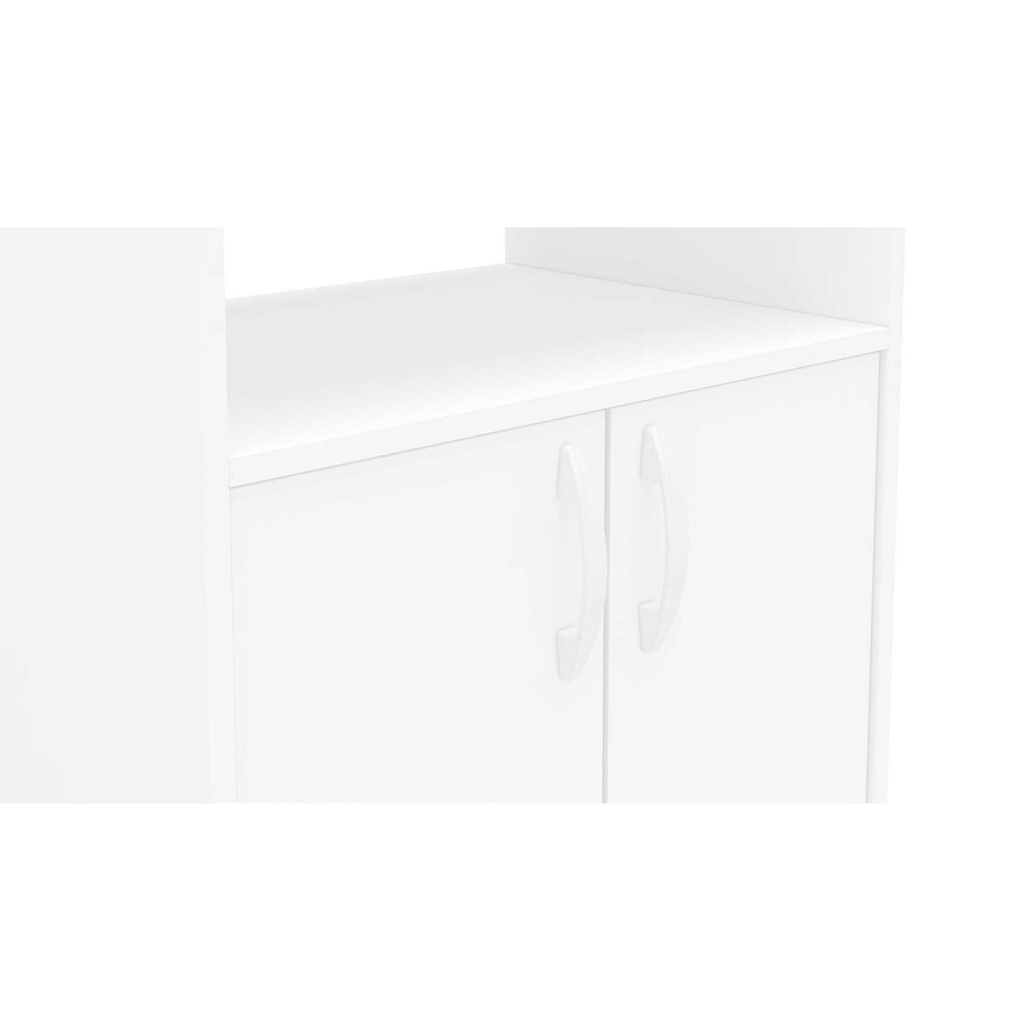 Boahaus Montpellier Kitchen Pantry， White Finish， 23.62'' W， 43.78'' H