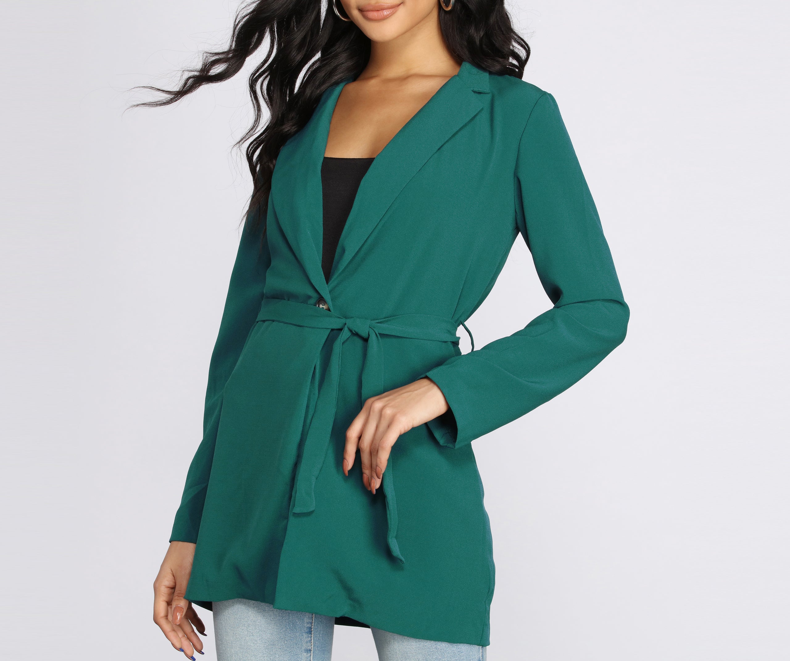 Dress Up Your Look Belted Trench