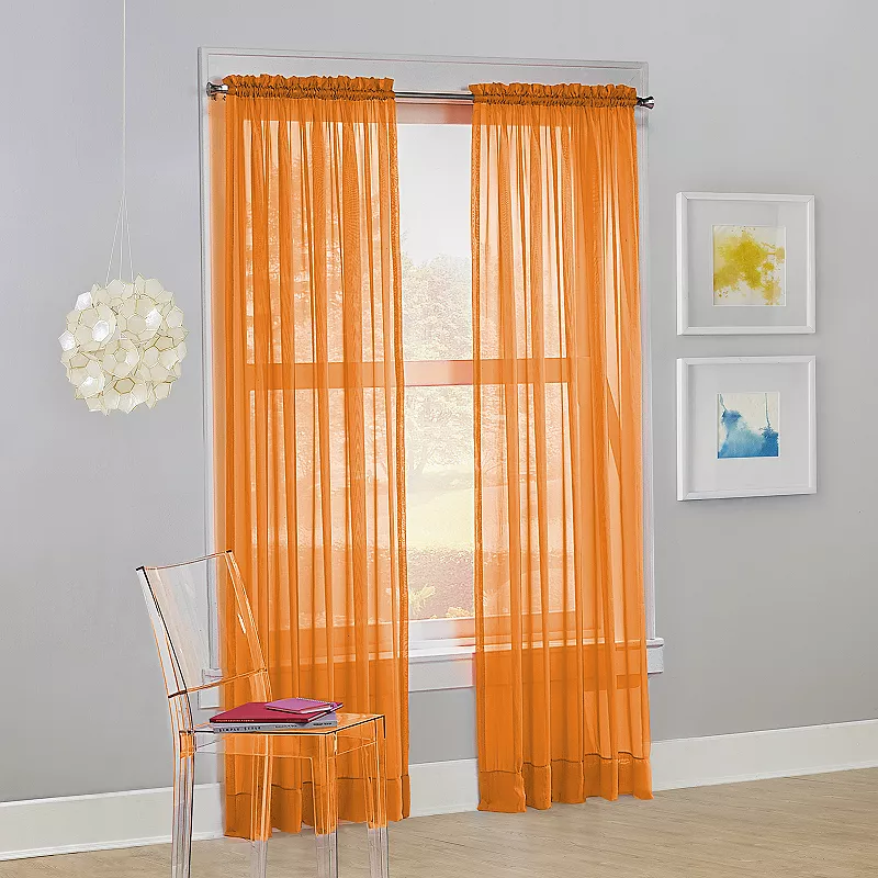 No. 918 1-Panel Calypso Sheer Voile Window Curtain