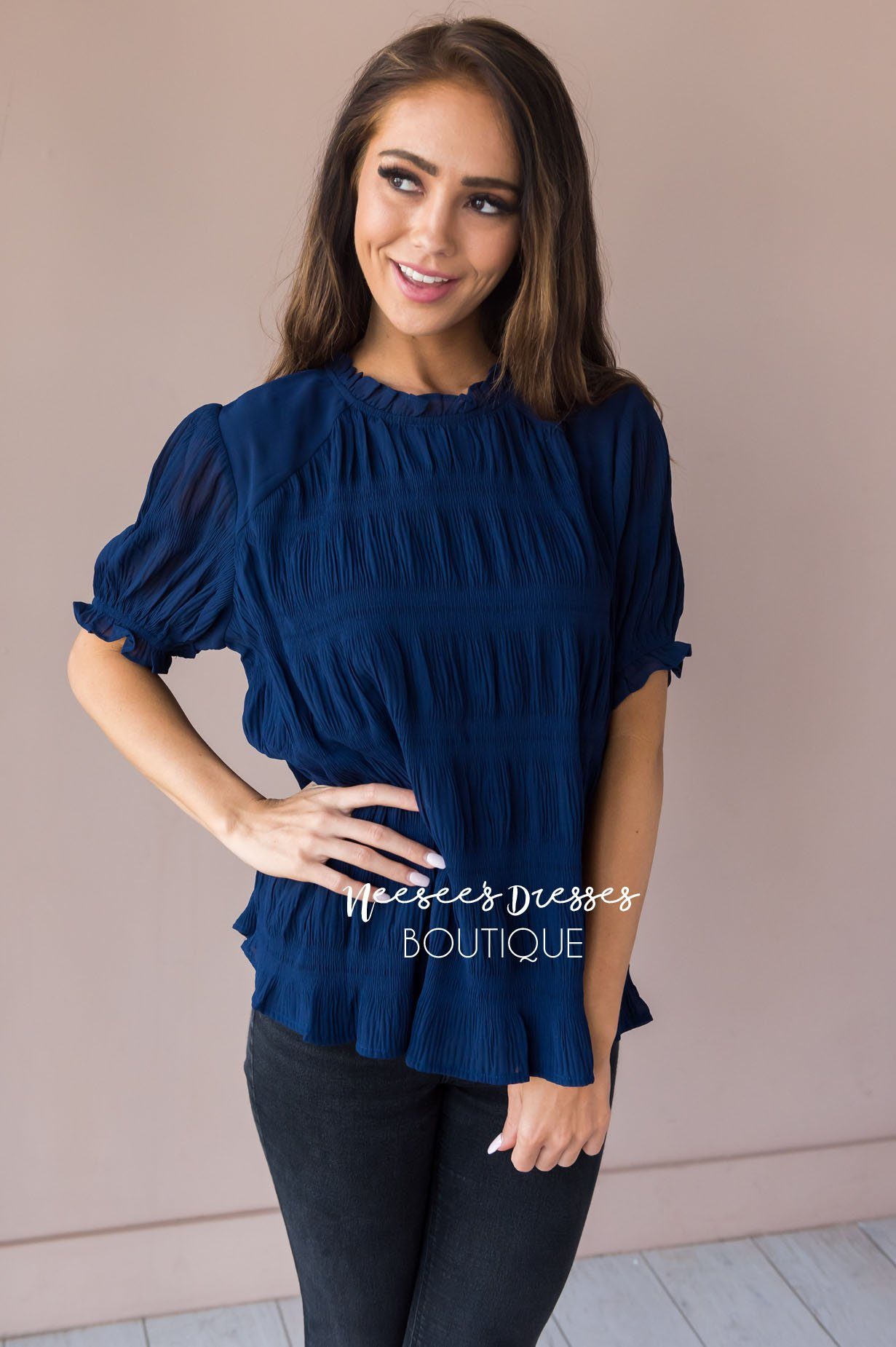 Right Direction Modest Blouse