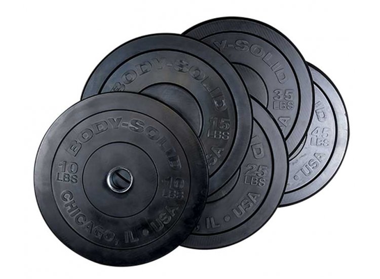 Body-Solid Chicago Extreme Bumper Plates Set