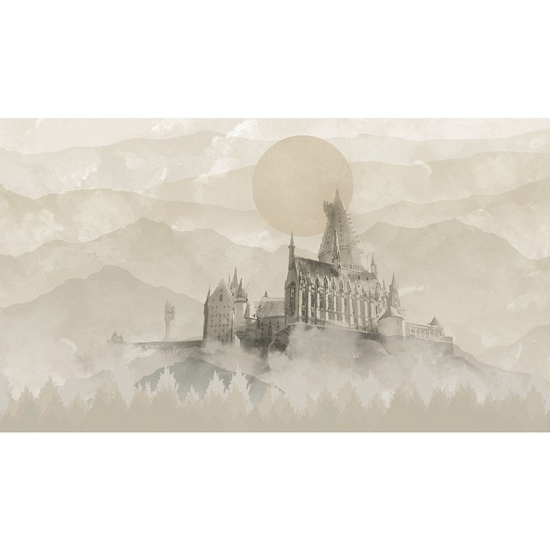 Harry Potter Hogwarts Castle 7-Panel Peel and Stick Wallpaper Mural by RoomMates