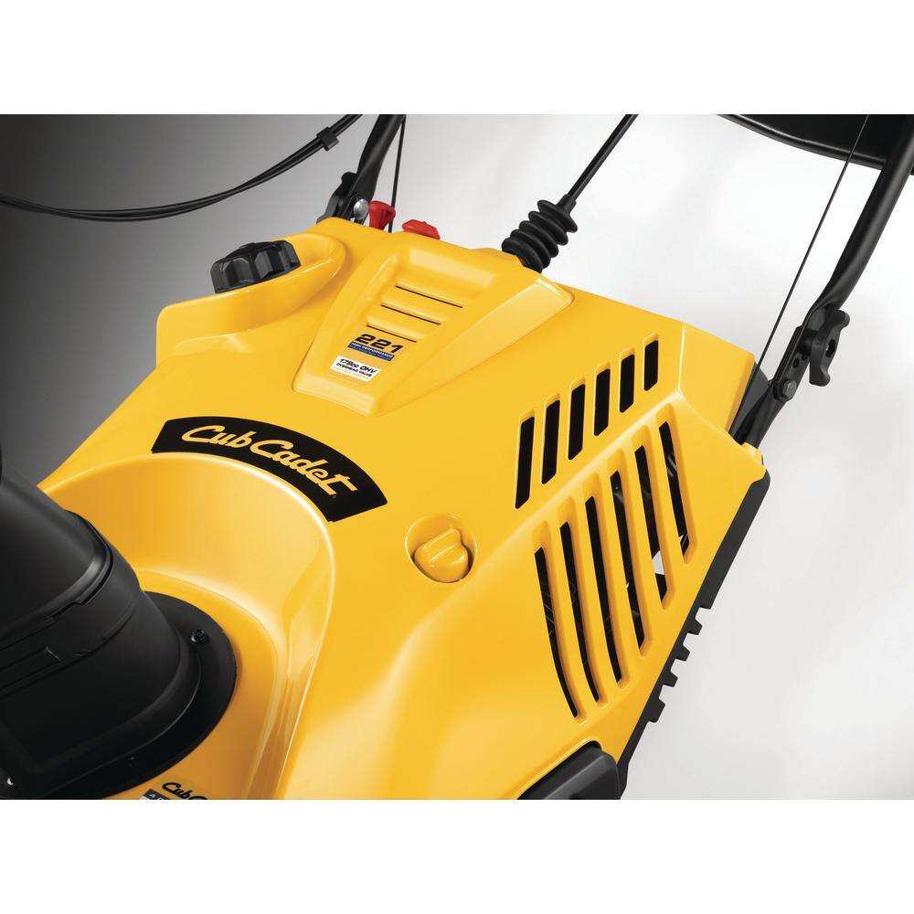 Cub Cadet 1X 21 in. 208 cc Single-Stage Electric Start Gas Snow Blower with Remote Chute Control and Headlight 1X 21