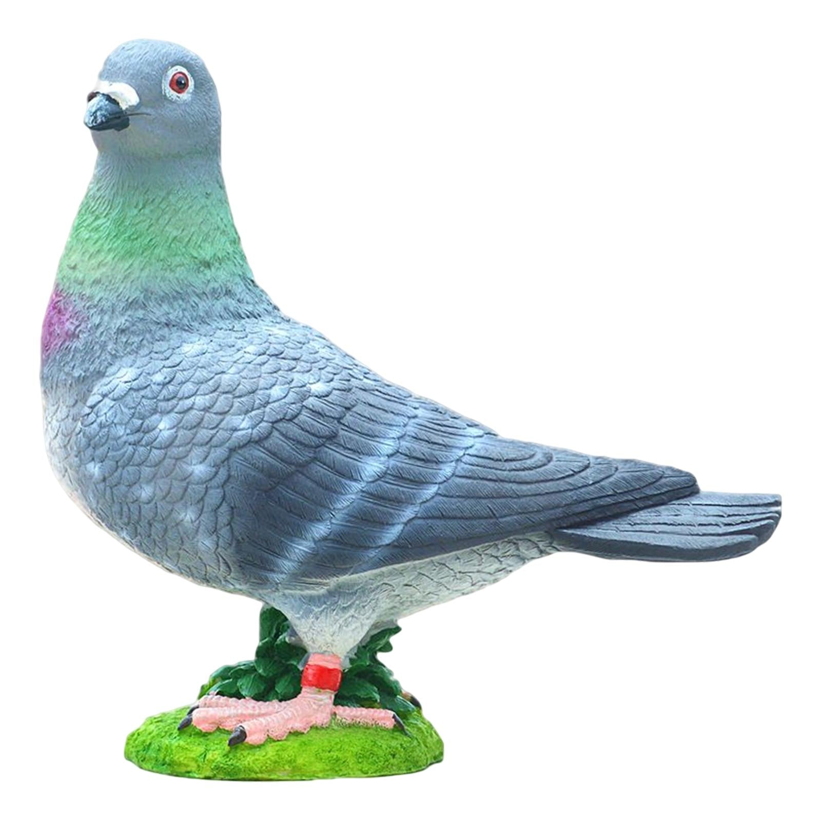 Resin Bird Garden Statues Simulation Animal Ornaments Bird Model Miniatures Bird Ornaments Outdoor Statue for Home Party Ornaments