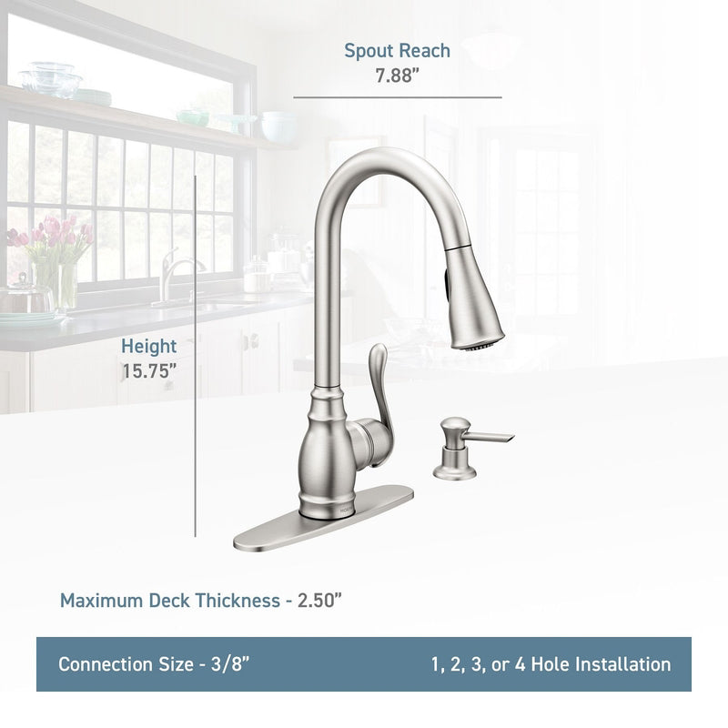 FAUCET KITCH 1H PULLDOWN