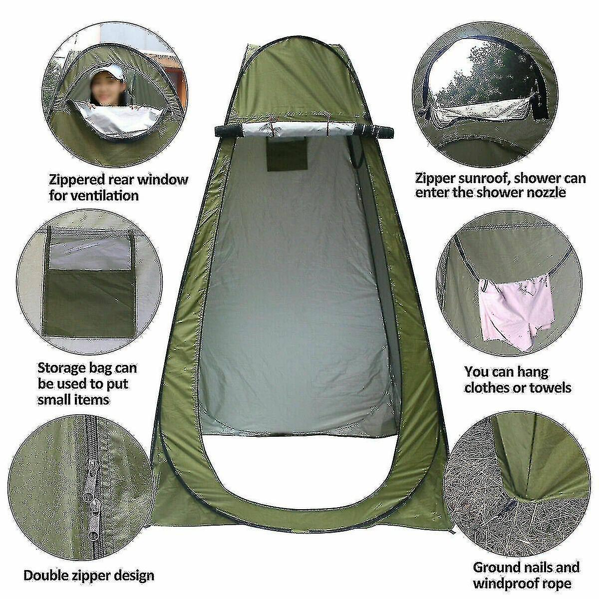 Portable Pop Up Outdoor Camping Shower Tent Toilet Privacy Change Room