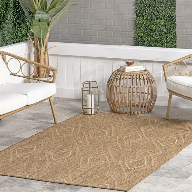 Nuloom Mallie Moroccan Striped Indoor outdoor Area Rug