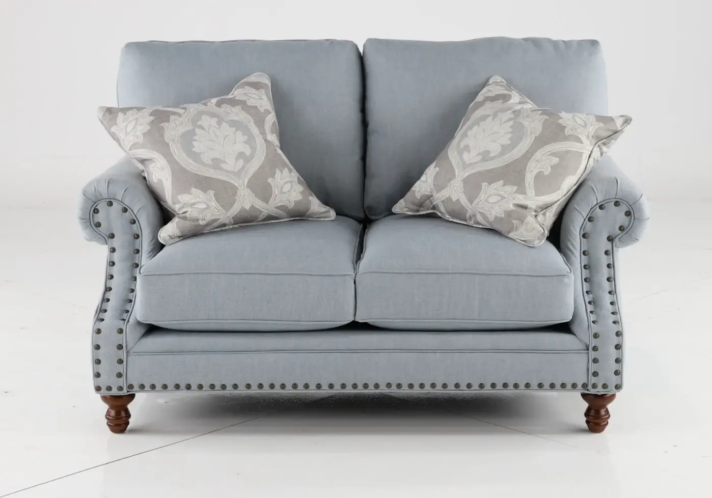 Ashford Light Blue Loveseat