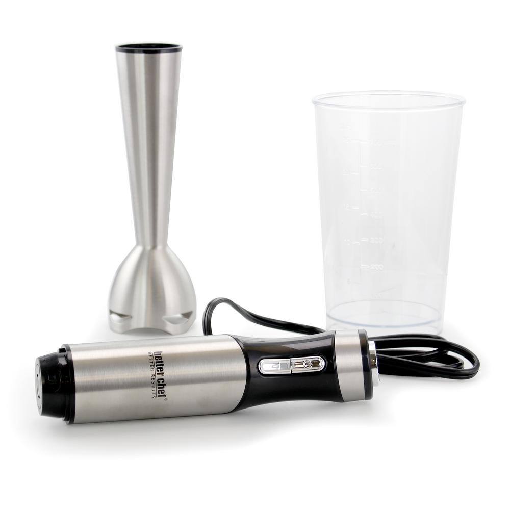 Better Chef Variable 8-Speed Silver Immersion Blender 985102656M