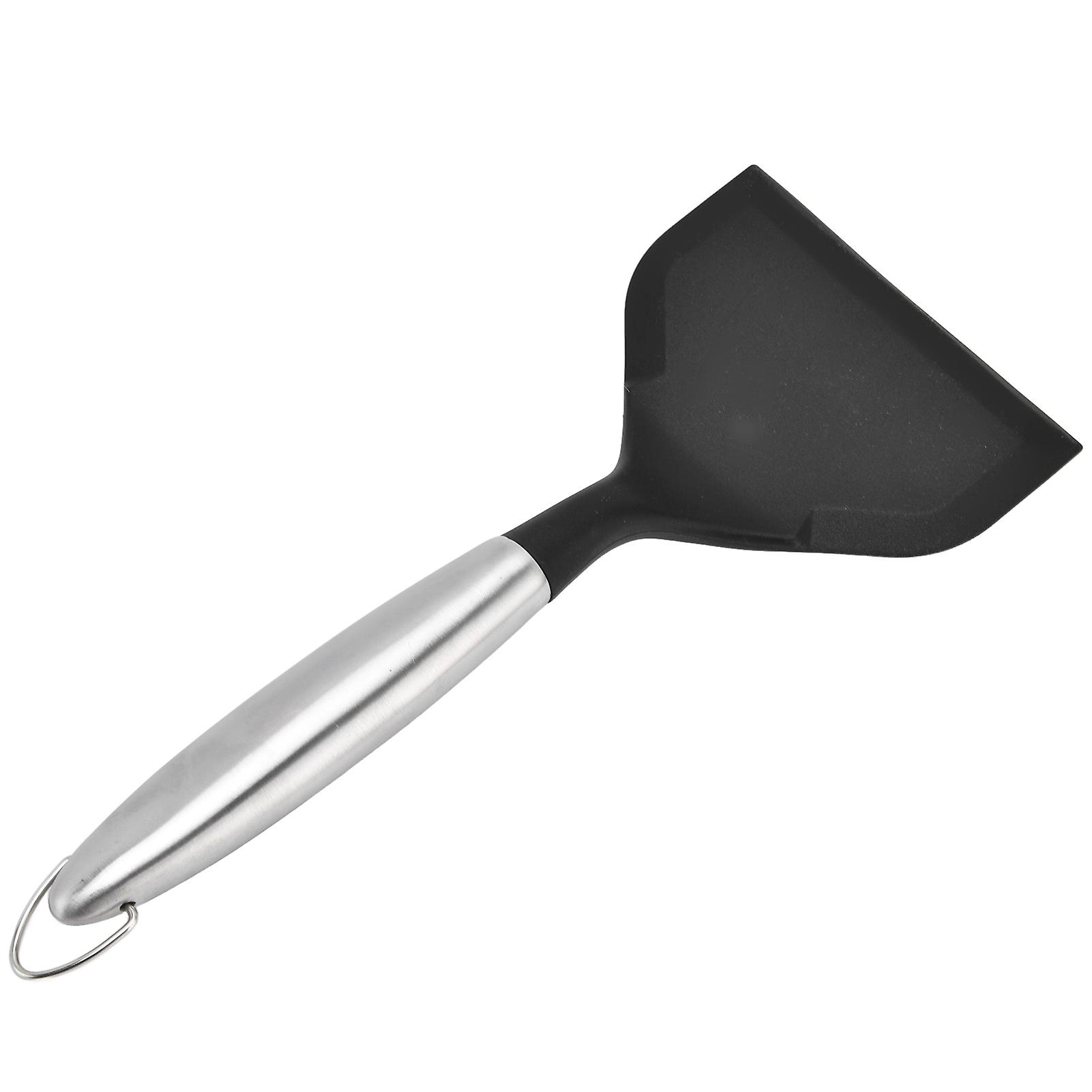 Wide Mouth Spatulas with Stainless Steel Handle Non Stick Pancakes Fried Shovel for Kitchen