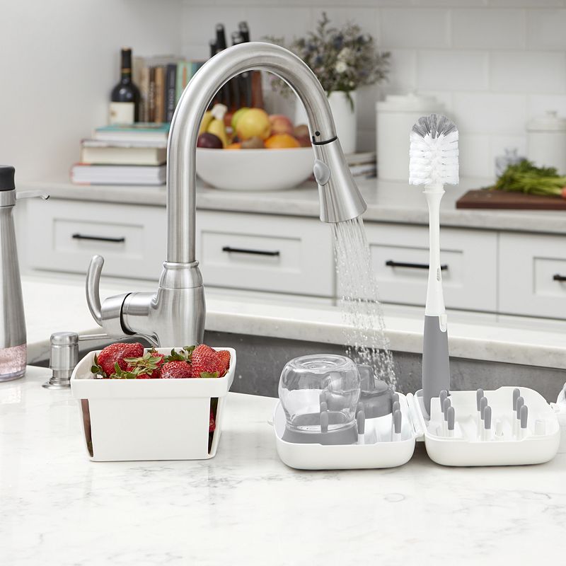 OXO Tot On-The-Go Drying Rack with Bottle Brush