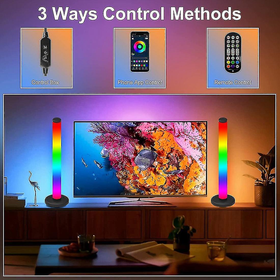 Wifi Smart Led Light Bar Rgb Atmosphere Light Music Synchronization Tv Wall Computer Game Room Deco