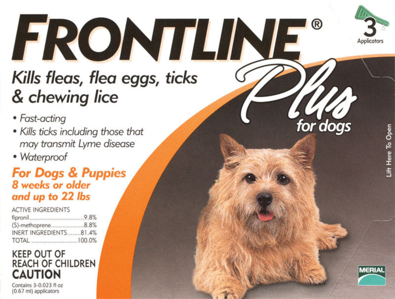 FRONTLINE + DOGS 0-22LBS