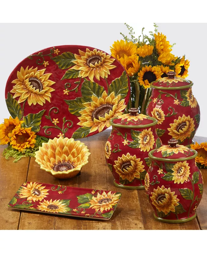 Certified International Sunset Sunflower Dinnerware Collection