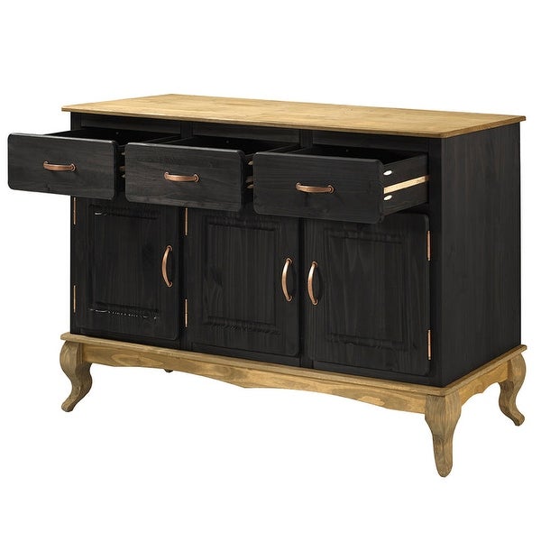 Wood Buffet Sideboard Green | Furniture Dash