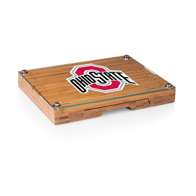 Ohio State Buckeyes Concerto Glass-Top Cutting Board Set